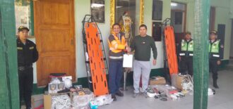Hudbay entrega equipos de rescate a la PNP de Cusco y Arequipa